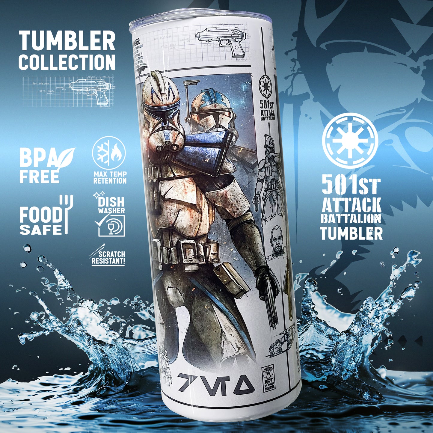 TUMBLER - CAPTAIN REX