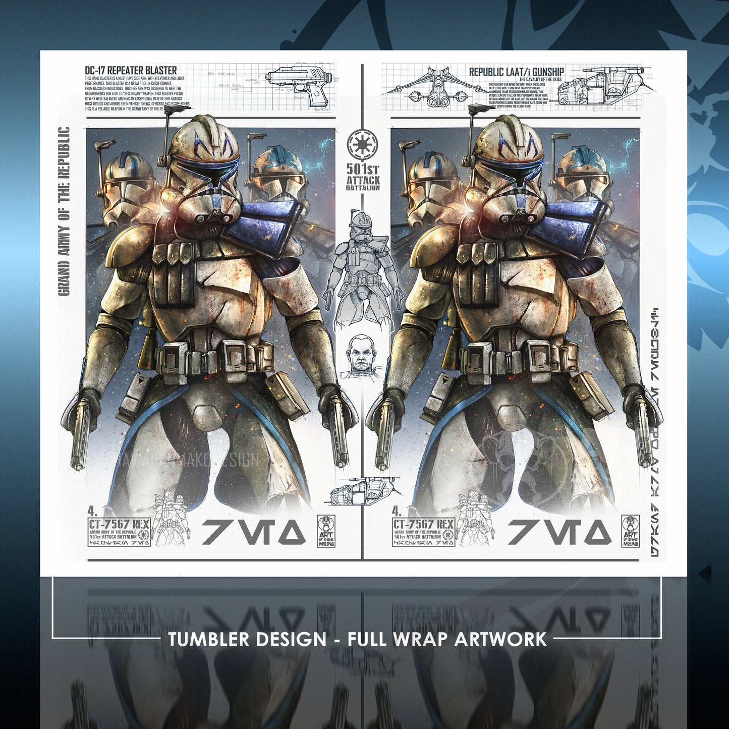 TUMBLER - CAPTAIN REX