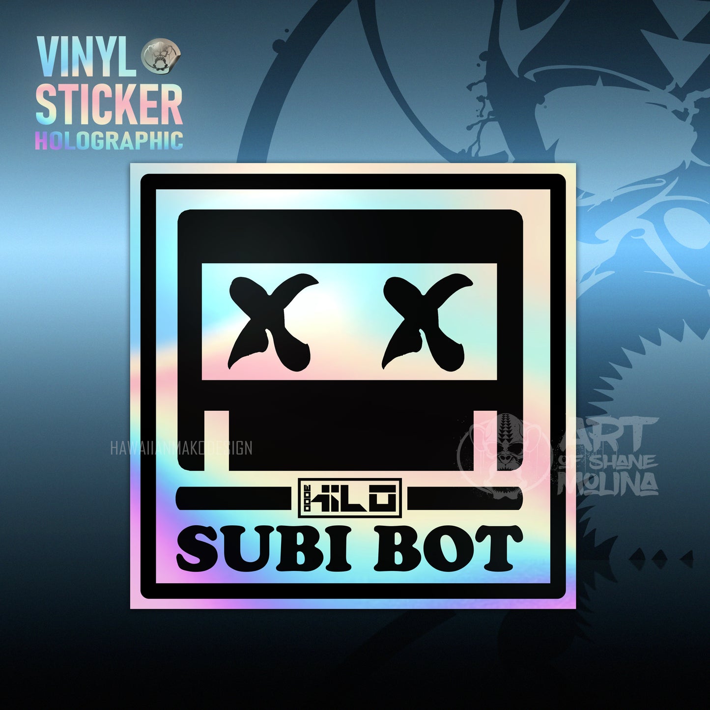 VINYL STICKER - SUBIBOT LOGO HOLO
