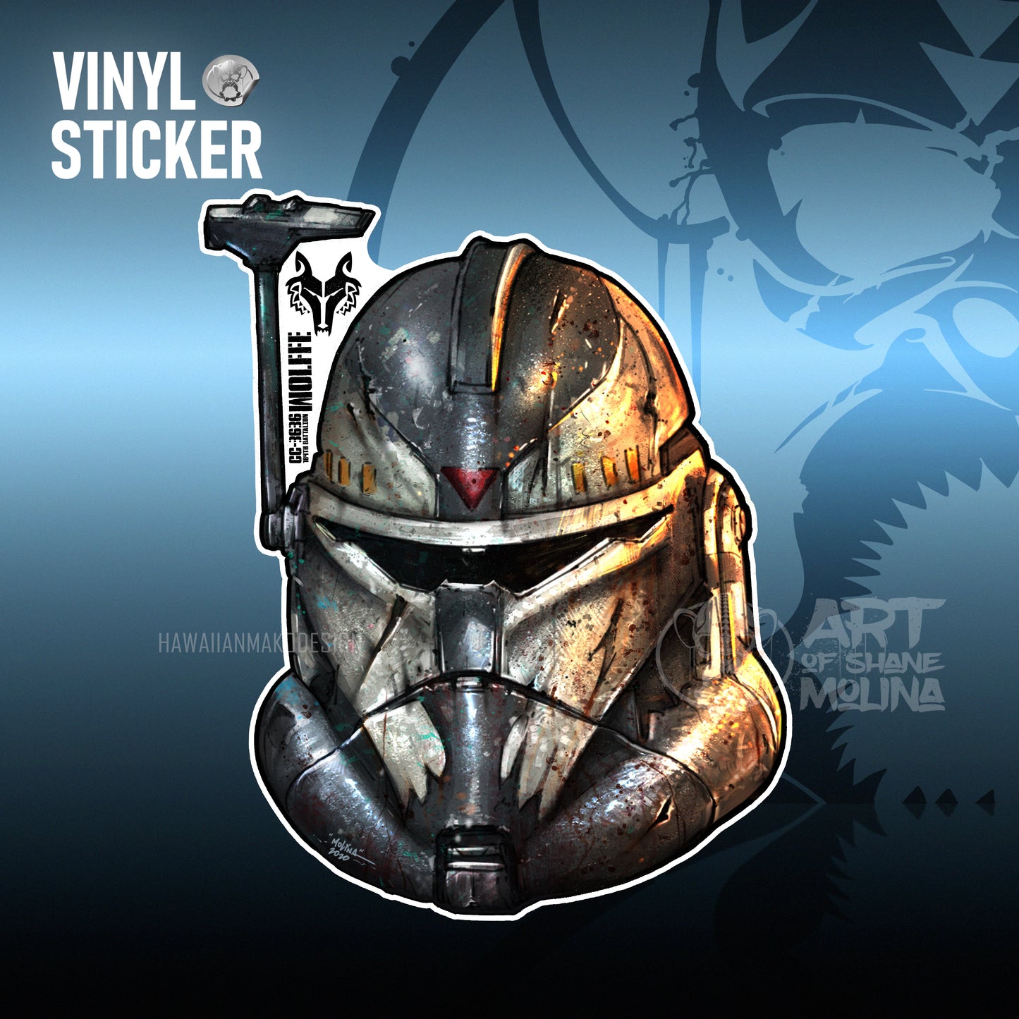 VINYL STICKER - WOLFFE
