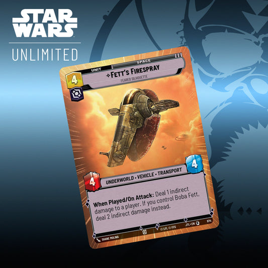 FETT'S FIRESPRAY - HYPERSPACE CARD