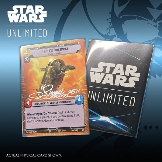 FETT'S FIRESPRAY - HYPERSPACE CARD