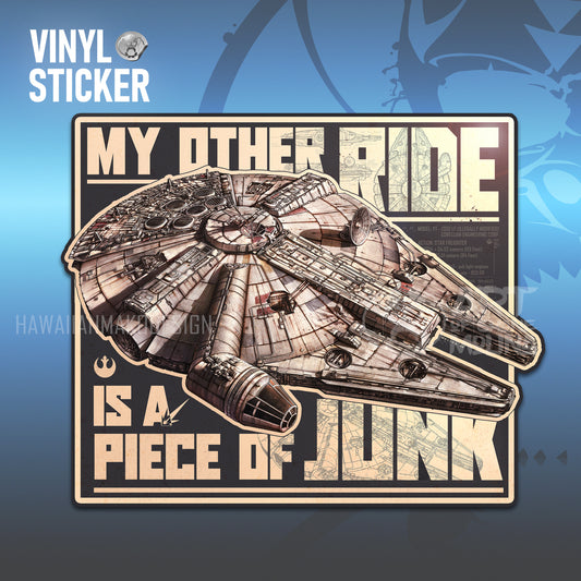 VINYL STICKER - PIECE OF JUNK