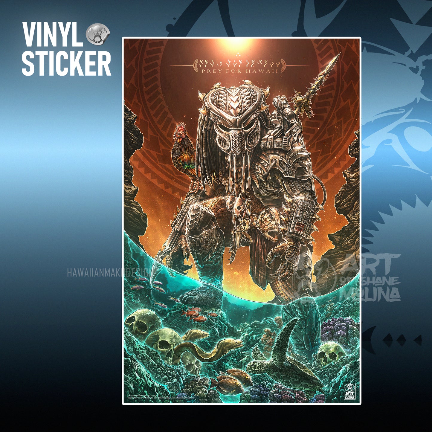 VINYL STICKER - ISLAND HUNTER