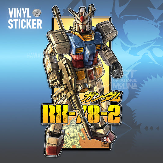VINYL STICKER - RX-78 ACTION