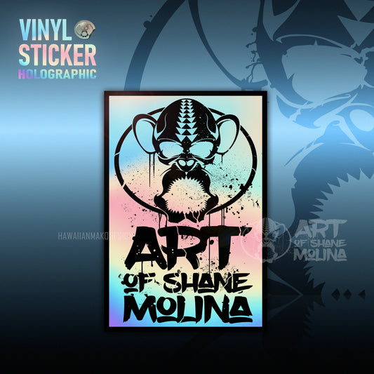 VINYL STICKER -  MAKO LOGO HOLO