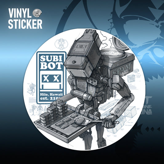 VINYL STICKER - SUBIBOT CIRCLE