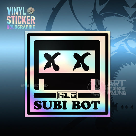 VINYL STICKER - SUBIBOT LOGO HOLO